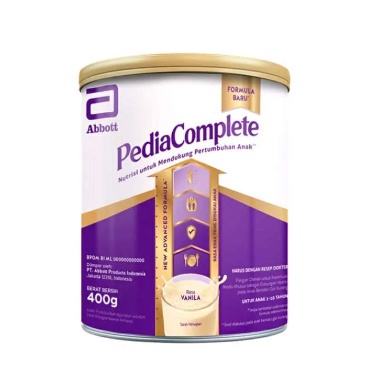 

PEDIA COMPLETE VANILLA 400 GRAM #SUSU PERTUMBUHAN ANAK #SUSU UN TUK ANAK YANG TIDAK MAU MAKAN - APOTEK RESMI