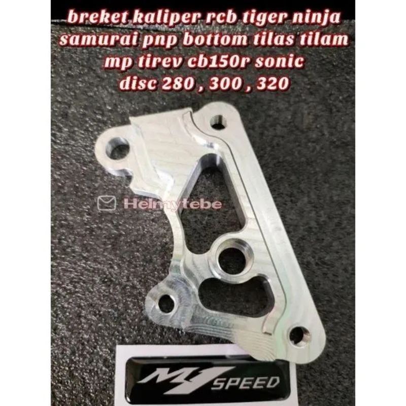breket kaliper RCB Nissin samurai Ninja Satria Fu PNP shock Tiger MP Sonic CB 150r bx M1SPEED