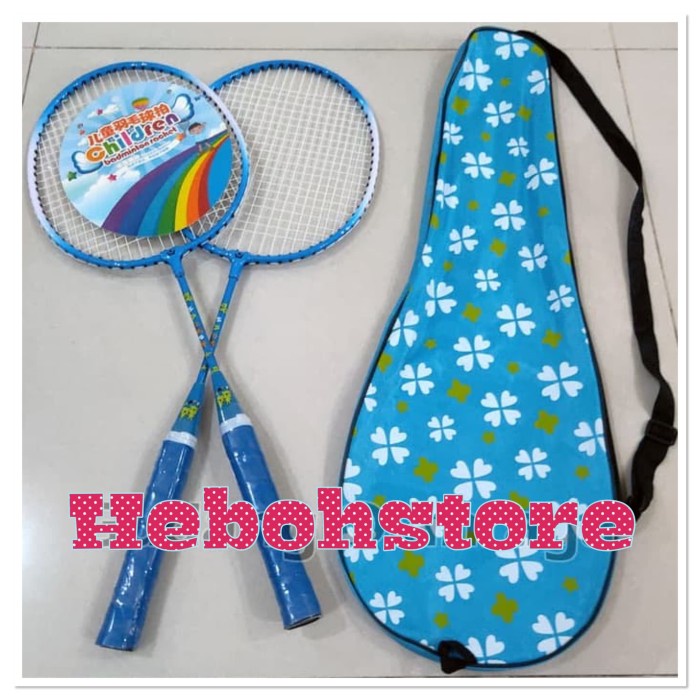 Raket Badminton Anak Sepasang Isi 2/Raket Badminton Anak Happy Terpopuler