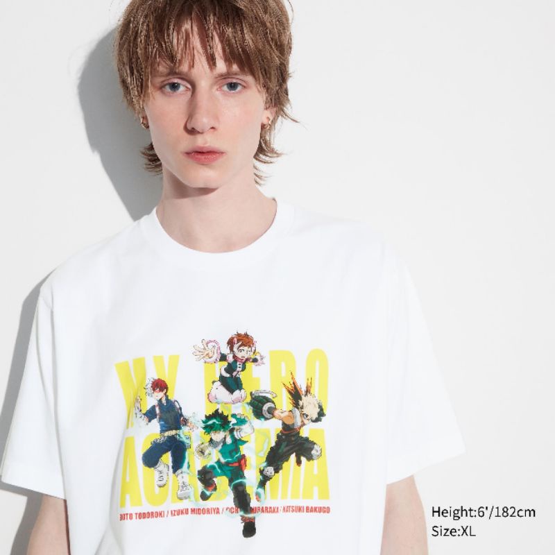 kaos Uniqlo My Hero Academia kaos UT original