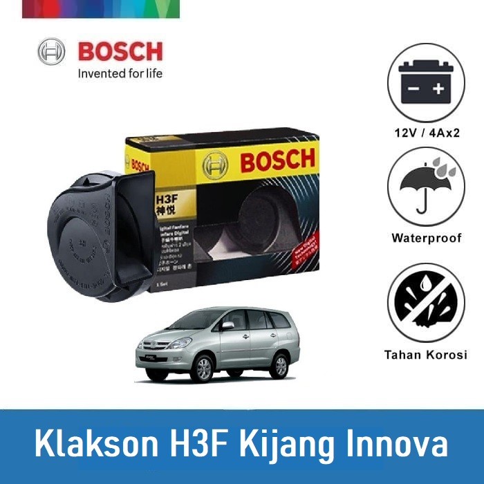 Bosch Klakson Mobil Toyota Kijang Innova H3F Digital Fanfare (Keong) star