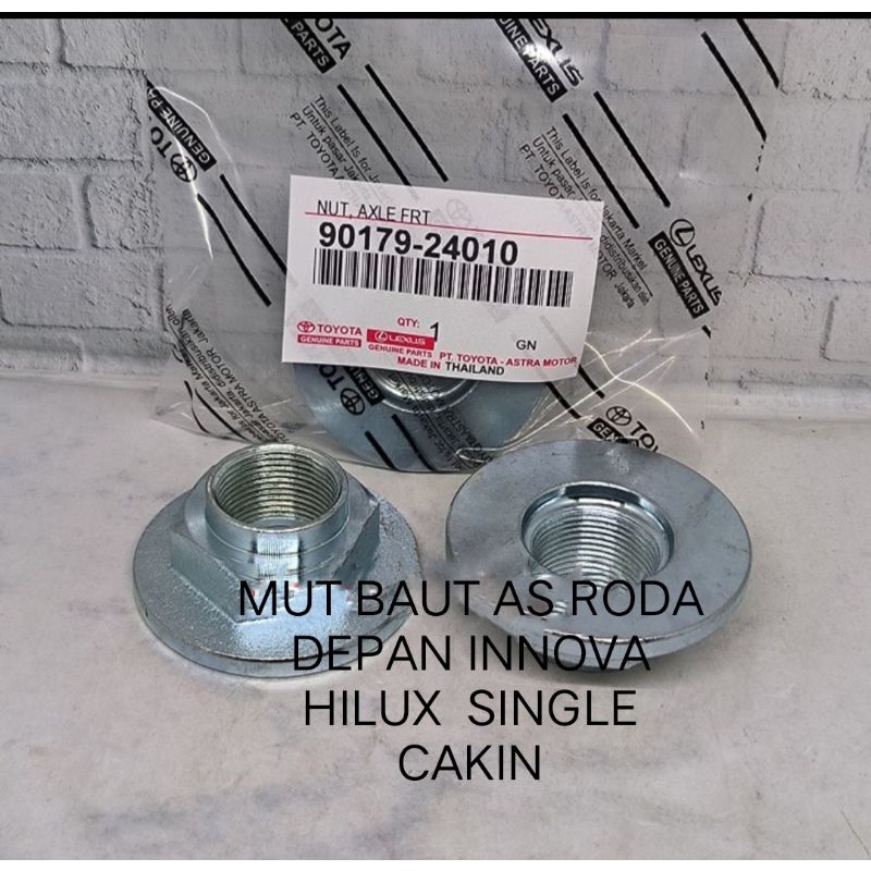 NUT AXLE MUR AS RODA DEPAN INNOVA ASLI