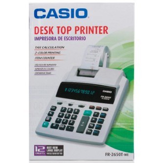 

SALE Casio FR2650T Printing Kalkulator Calculator Struk Kertas FR 2650 T Termurah