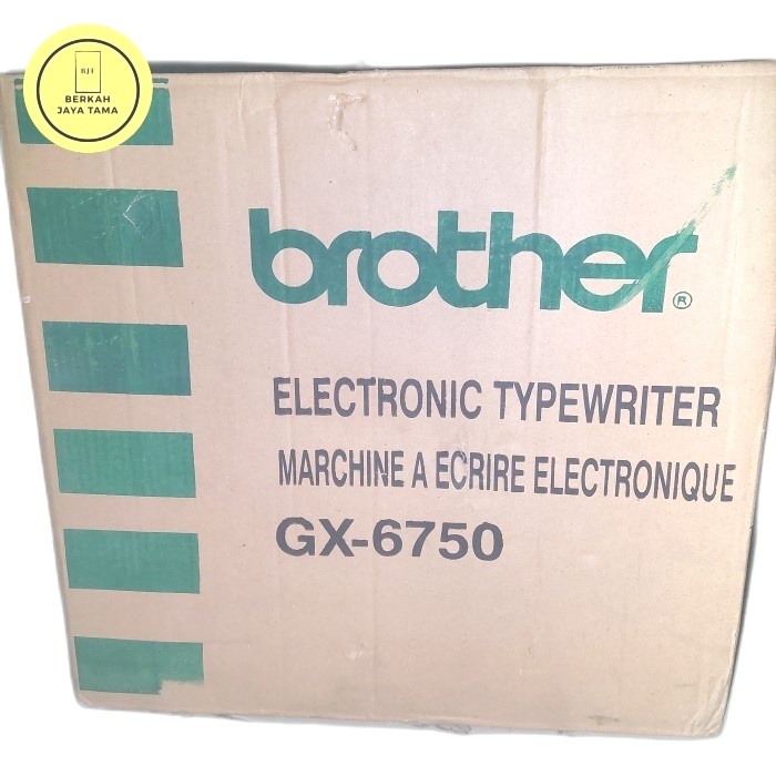 

mesin tik elektrik brother gx6750 100% baru gress