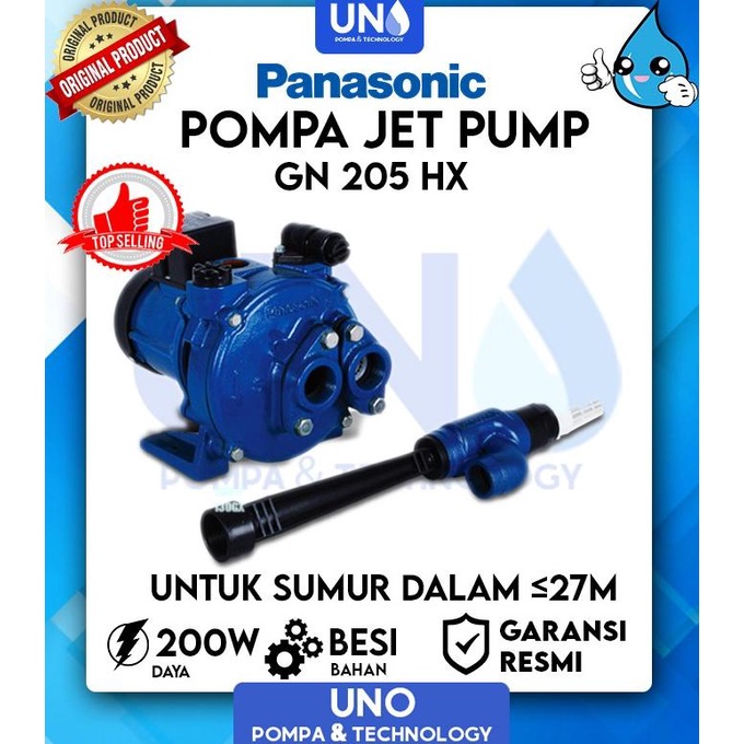 Pompa air Panasonic Jet Pump GN 205 HX