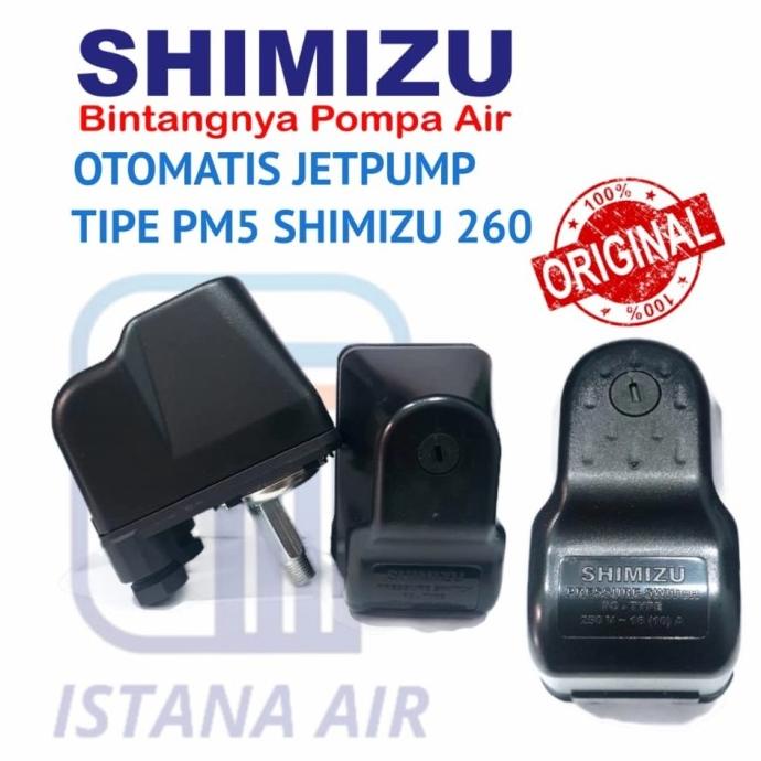 OTOMATIS POMPA AIR JETPUMP SHIMIZU 260 MODEL PM5 (ORIGINAL)