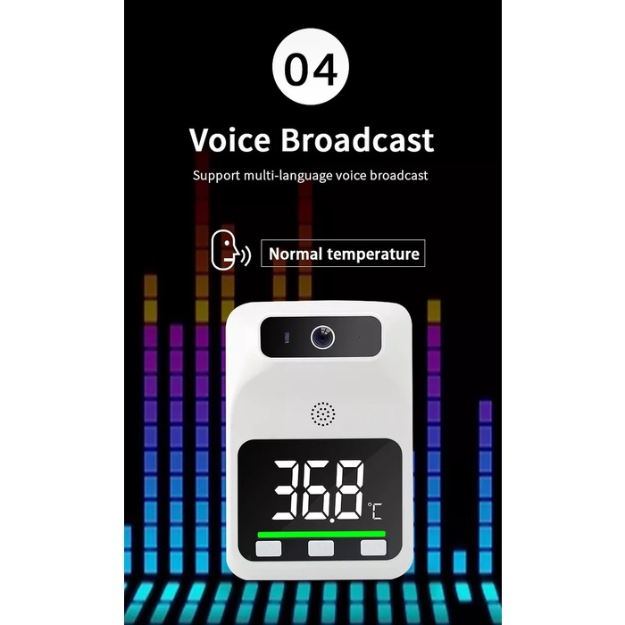 K9B Thermometer Standing / Thermometer Wall Dinding Infrared w/ Tripod -Tatasie