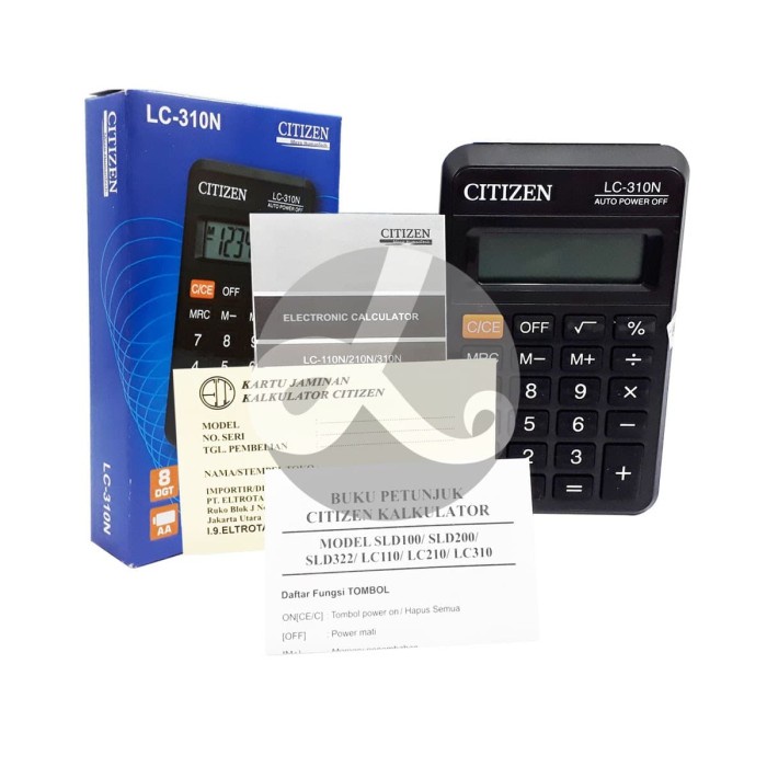 

Calculator Kalkulator CITIZEN LC-310N Dekstop Calculator Original