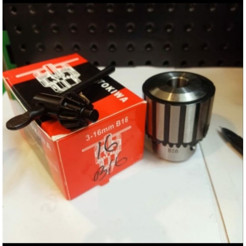 kepala bor 16mm B16 tokiwa-chuck drill 16mm