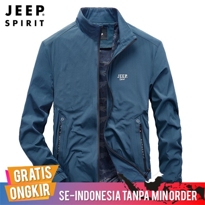 Jaket Outdoor Pria Import Original Jeep Spirit Running Match Casual