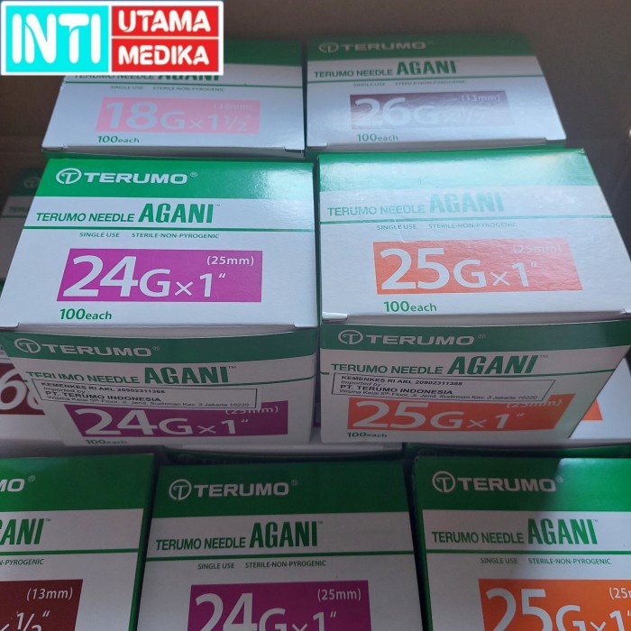 Needle Terumo AGANI/Terumo Neeedle/Jarum Suntik Terumo/Needle AGANI -Tatasie