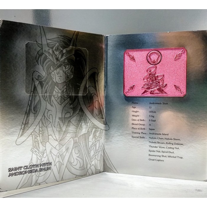 saint seiya saint cloth myth metal plate diecast andromeda shun bandai telorayampuyuh