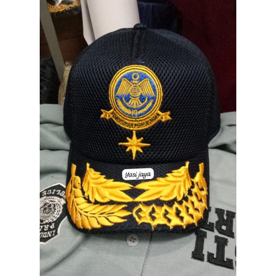 TOPI JARING DISHUB | GOLONGAN 4C | WARNA HITAM