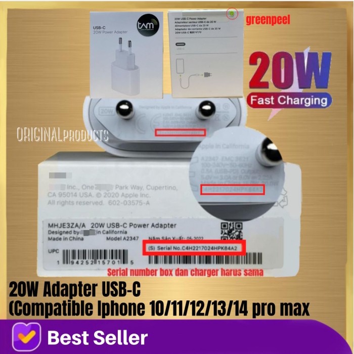 Original Apple Ibox Adapter 20W Charger Iphone 11 12 Pro Max 20 Watt
