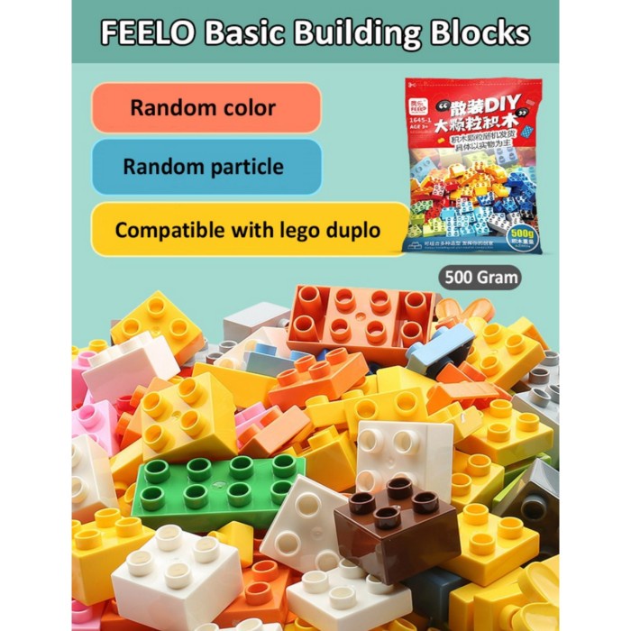 FEELO BUILDING BLOCKS COMPATIBLE WITH LEGO DUPLO