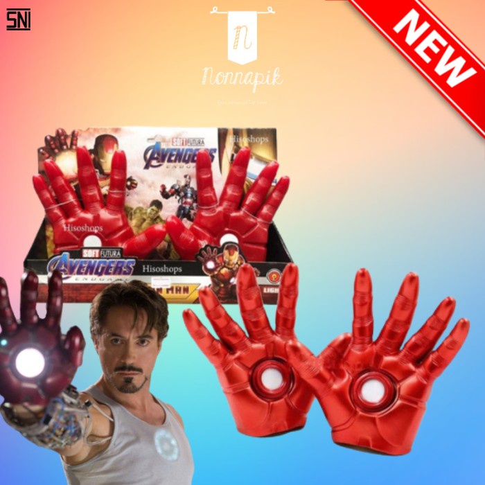 Mainan Ironman Glove Sarung Tangan Ironman Ready