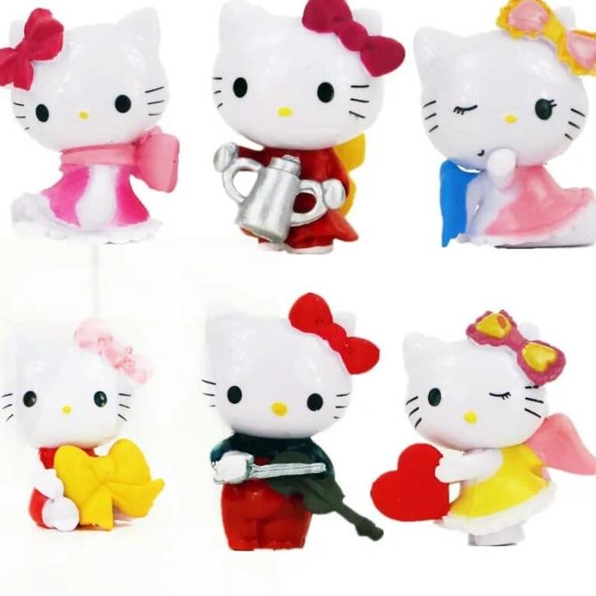 Figure Hello Kitty / Topper Kue Hello Kitty / Topper Cake Hello Kitty