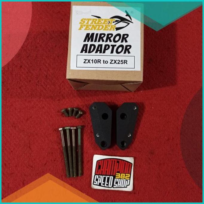 Bracket Dudukan Spion Mirror Adaptor Street Fender ZX25R Spion ZX10R
