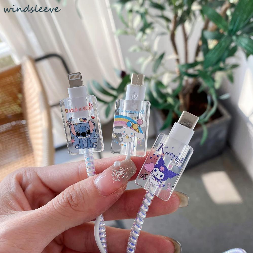 Pelindung Ujung Kabel Charger Cable Data iPhone Android USB tab C Protector Carger HP