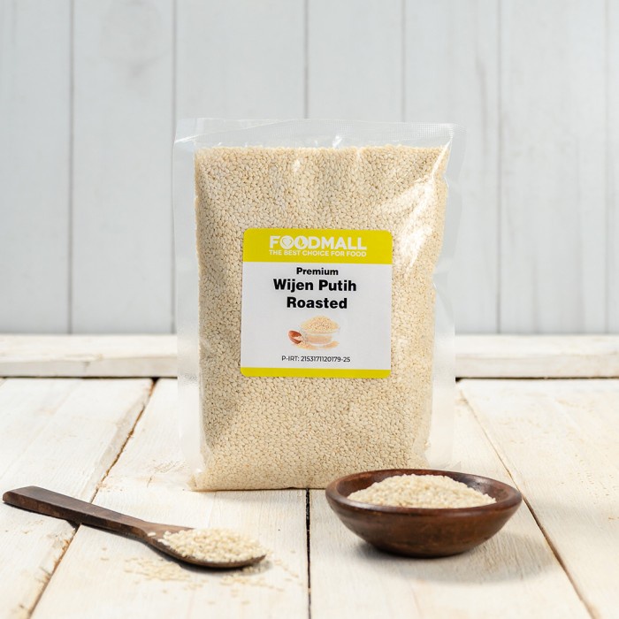 

Wijen Putih Roasted / Wijen Putih Panggang 250 Gram