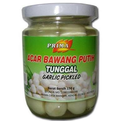 

PRIMA ACAR BAWANG PUTIH TUNGGAL 225 G / ACAR BAWANG PUTIH TUNGGAL 150g