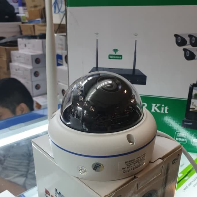 Kamera Nvr Kit Wireless Dome Cocok Semua Nvr Wireless