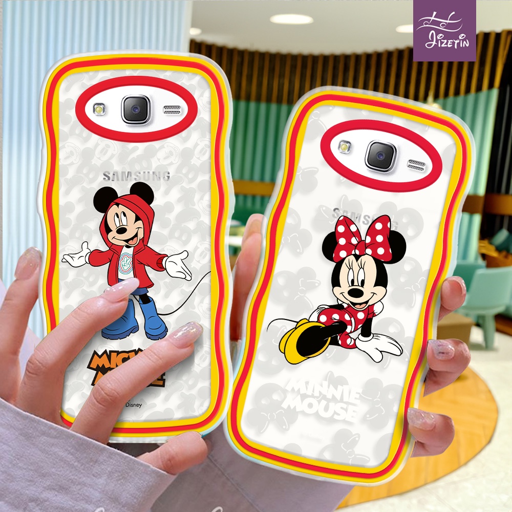 Keluarga Pikachu Kuning Casing ph bentuk aneh untuk for Samsung Galaxy J7/Core/Prime J5 Pro J3 J2 Pr