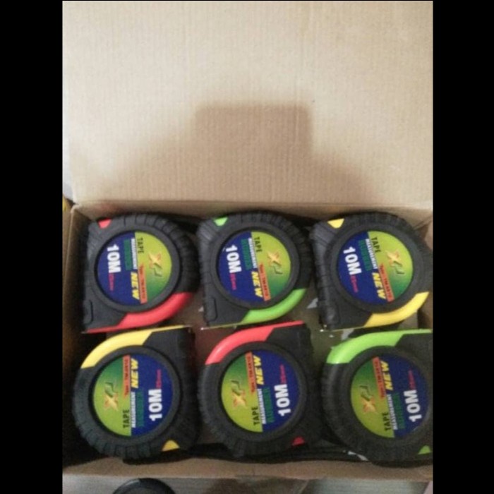 New Meteran Bangunan Karet Xp Tool 10 Meter/Meteran Roll High Quality