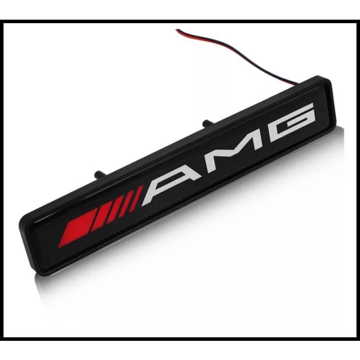 TERBARU AMG EMBLEM LAMPU LED GRILL DEPAN MERCEDES BENZ WATERPROOF