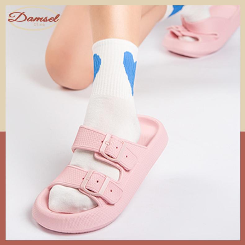 Original Sandal Karet Wanita Sandal Korea Sandal Korea Sandal Pasangan Bawah Tebal Baru Sandal Berta