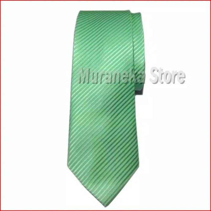 dasi pria panjang warna hijau muda