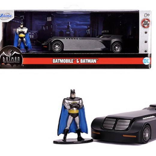 FLASH SALE DIECAST BATMAN BATMOBILE ANIMATED WITH BATMAN FIGURE TERMURAH