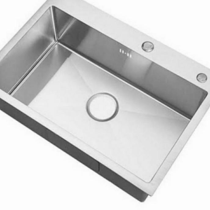 Bak Cuci Piring Stainless Jumbo 1 Lubang 7045/Kitchen Sink 7045 staile