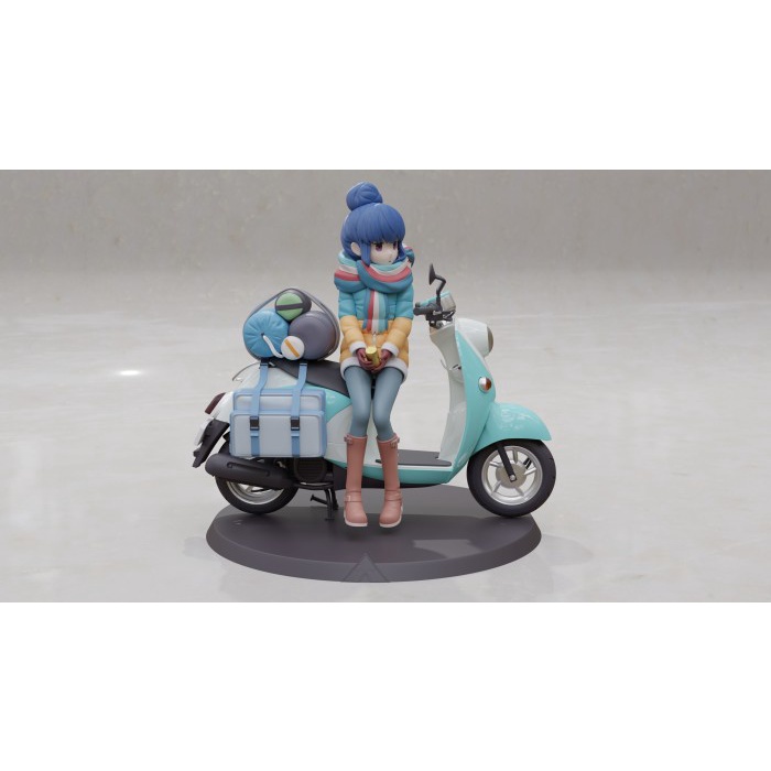 Shima Rin Yuru Camp resin kit figure