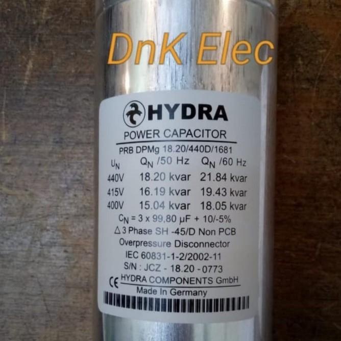 Capacitor/Capasitor/Kapasitor 15Kvar//15 Kvar 400V Merk Hydra
