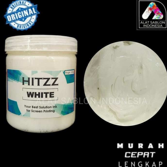 

TINTA SABLON PLASTISOL WHITE PUTIH HITZZ 1KG