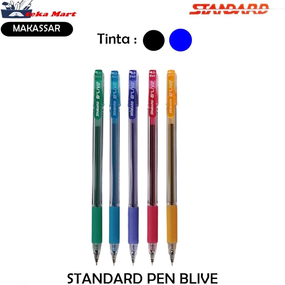 

Terlaris [BOX/12PCS] STANDARD BALLPEN BLIVE Promo