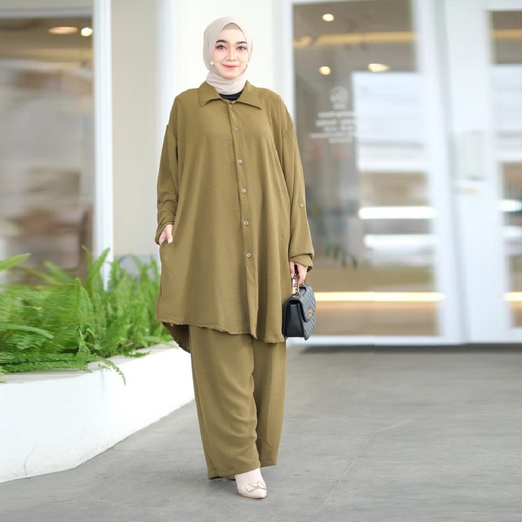 BEST SELLER One Set Super Jumbo Polos LD 140 Rayon CRINKLE