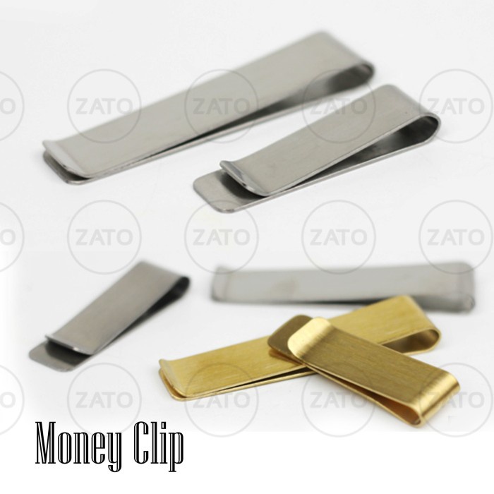 

Money Clip Penjepit Uang Stainless Steel leather tools tool