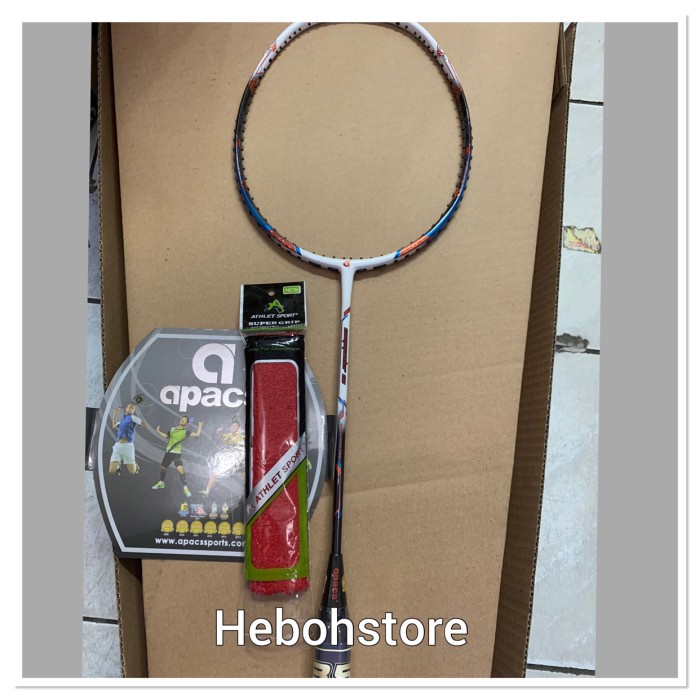 Raket Badminton Apacs New Commander 60 Free Grip Kuat 35 Lbs Original Terpopuler