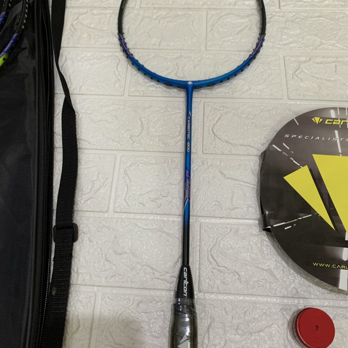 Raket Badminton Carlton Carbotec 1000/1100/1200/1300+Tas+Senar Hiqua Terpopuler