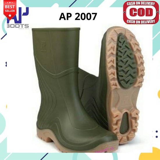 Sepatu Ap Boot Boots Ap Orca But Pria Wanita Karet Lentur Anti Air Banjir Keong Kebun Taman Pasar Ka
