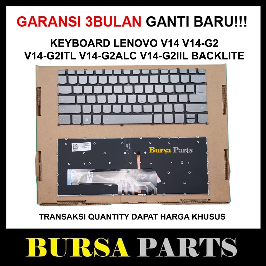 Keyboard Lenovo V14 V14-G2 V14-G2ITL V14-G2ALC V14-G2IIL Backlight