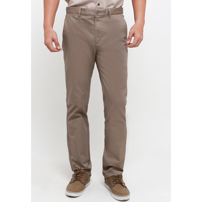 Celana Panjang Giordano Original Pria Chinos 2 kantong depan Ori 100% Casual Men's Easy Care Pants D