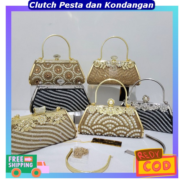 Dompet Mini Impor Korea Murah Kondangan Branded Chlout Clutch Bag Wanita Import Premium Original Ele