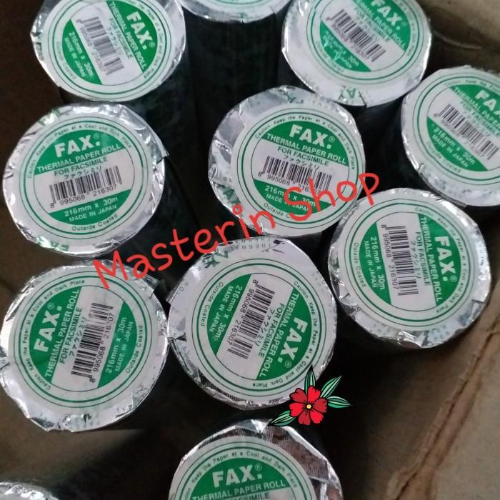 

TERLARIS - KERTAS FAX 216 X 30 MEREK "FAX" - MADE IN JAPAN