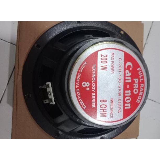 

TERLARIS - TERBARU SPEAKER SPIKER SPEKER CANON PRO 8 INCH FULL RANGE PA 200W 8