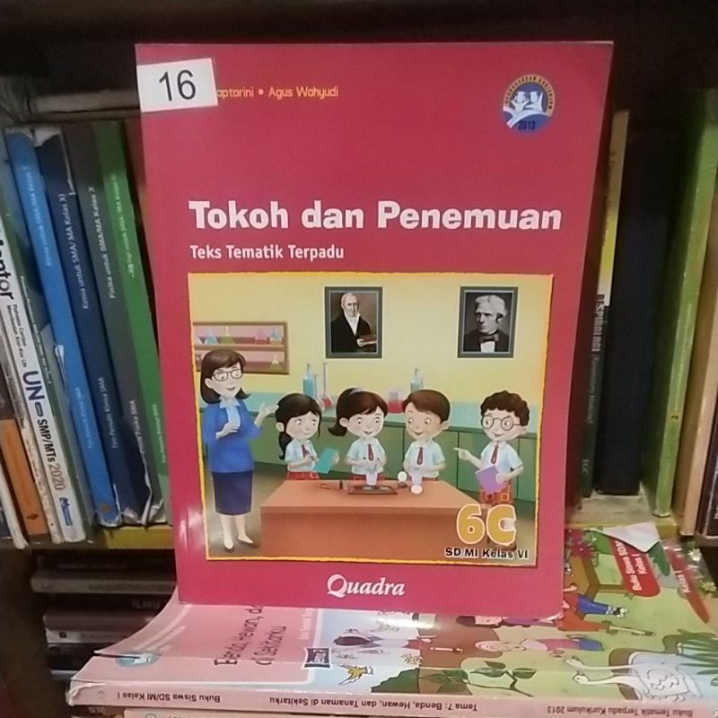 buku teks tematik terpadu tokoh dan Penemuan kelas 6C