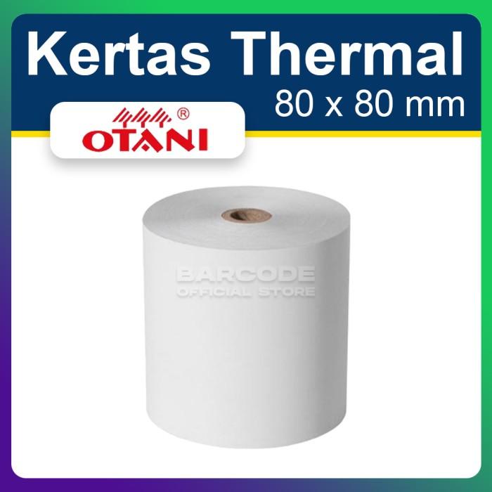 

TERLARIS - ( 1 DUS ) KERTAS PRINTER THERMAL 80X80 MM - 80MM - 80X80MM OTANI