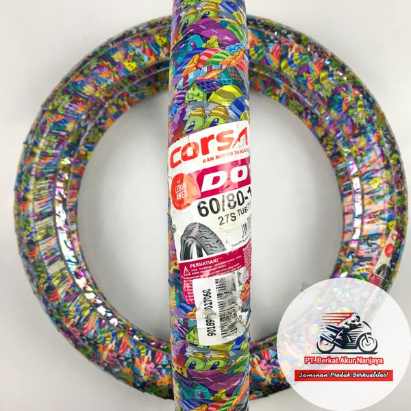 Murah Corsa D01 60 80 Ring 17 Ban Motor Drag Tubetype - Non Tubeless